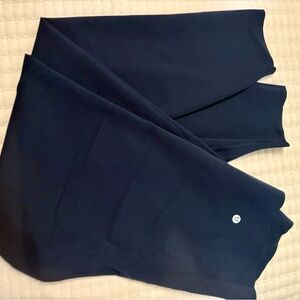 Lululemon Athletica Deep Blue High-Waisted Leggings Glow Up Super high rise 25”